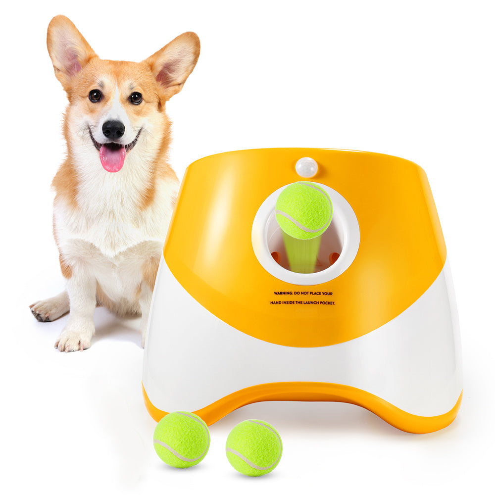 Automatic Throwing Machine Pet Outdoor Toy Ball Dog Tennis Launcher Dog Walking Tool