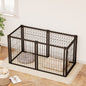 Dog Cage 47.2 Inches, Suitable For Small And Medium-sized Dogs, With A Top Dog Fence, Pet Cage, Indoor, Black. 47.2 Inches Long X 22 Inches Wide X 24 Inches High.