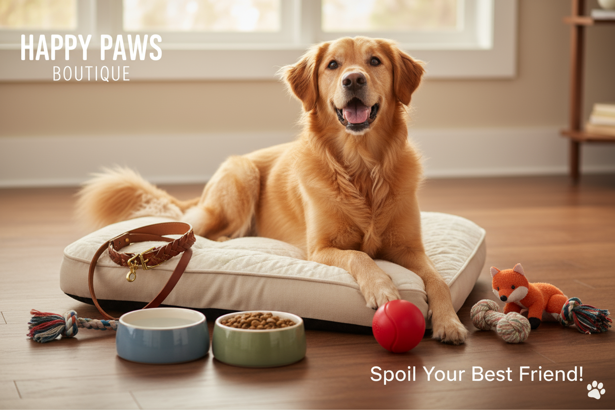 pet accessories with pet 